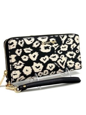 Michael Kors Large Continental Wallet Black Multi